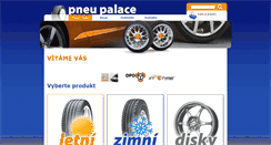 Desktop Screenshot of pneu-palace.cz